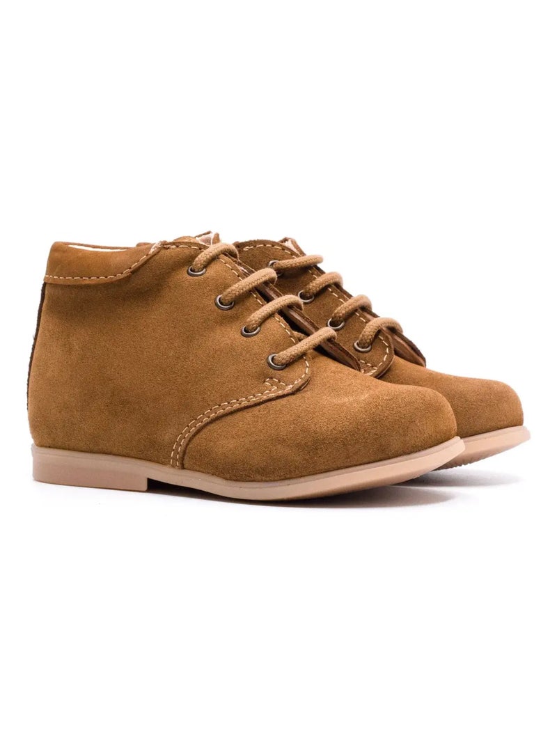 Chaussure Bebe Premier Pas - Boni Noa Marron chocolat - Kiabi