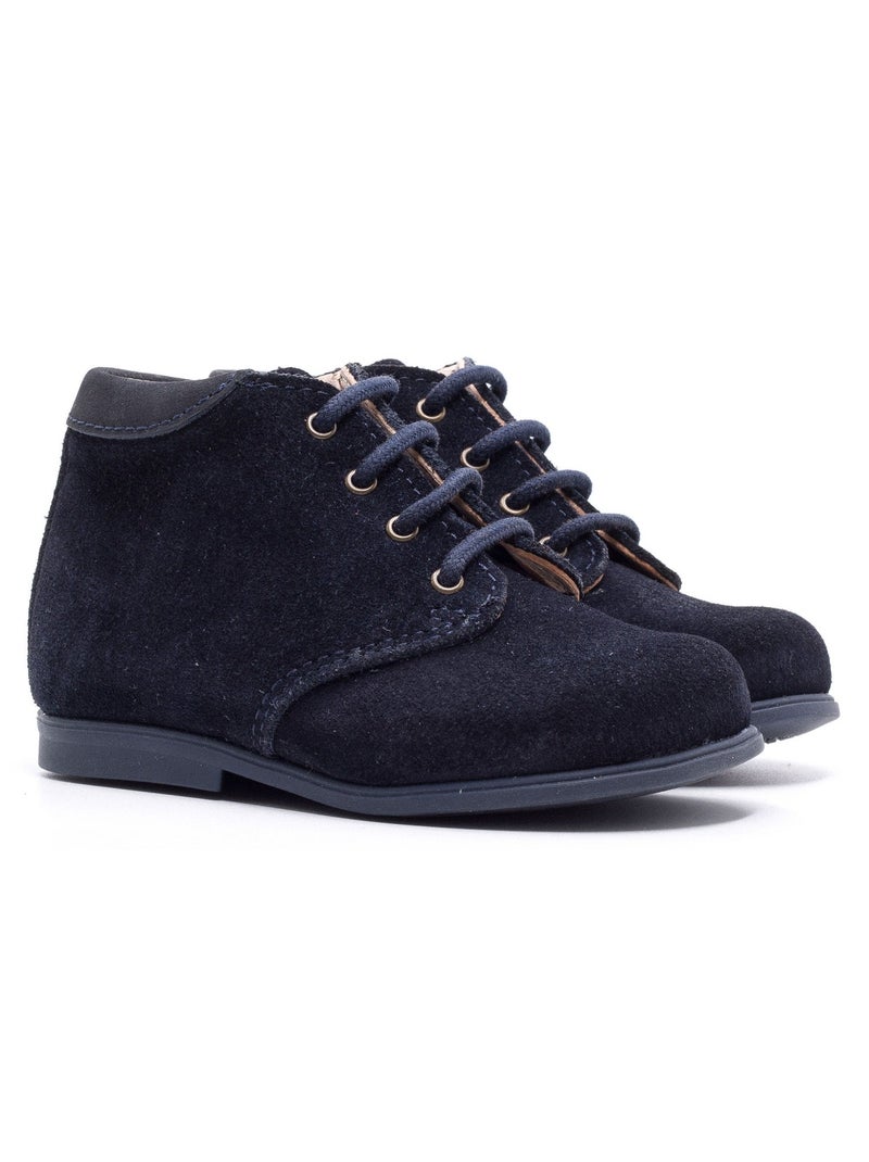 Chaussure Bebe Premier Pas - Boni Noa Noir Bleu marine Bleu - Kiabi
