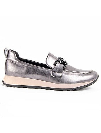 Chaussure Compens?e Mati?re Synth?tique Et Textile Montevita