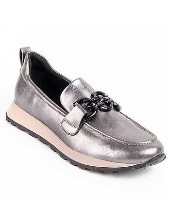 Chaussure Compens?e Mati?re Synth?tique Et Textile Montevita