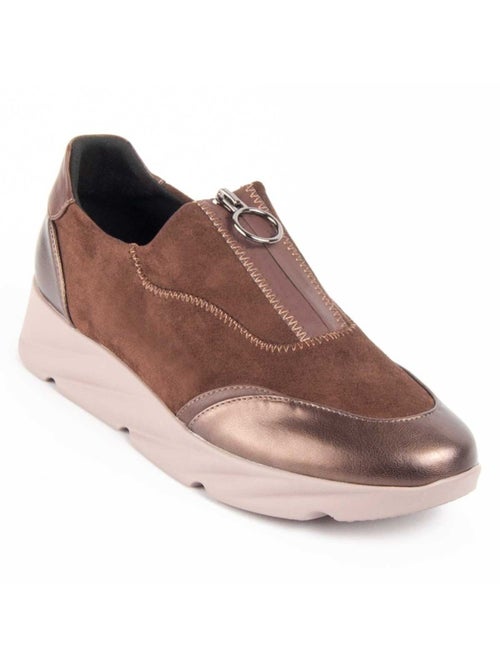 Chaussure Compensée Matière Synthétique Et Textile Montevita - Kiabi