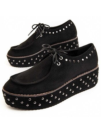 Chaussure Compensée Tissu Montevita