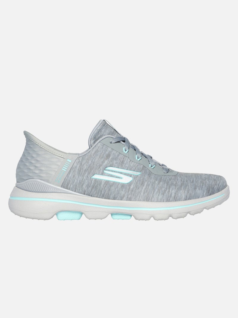 Chaussure de golf  'SKECHERS' 'GO GOLF WALK 5 - SLIP INS' Gris - Kiabi