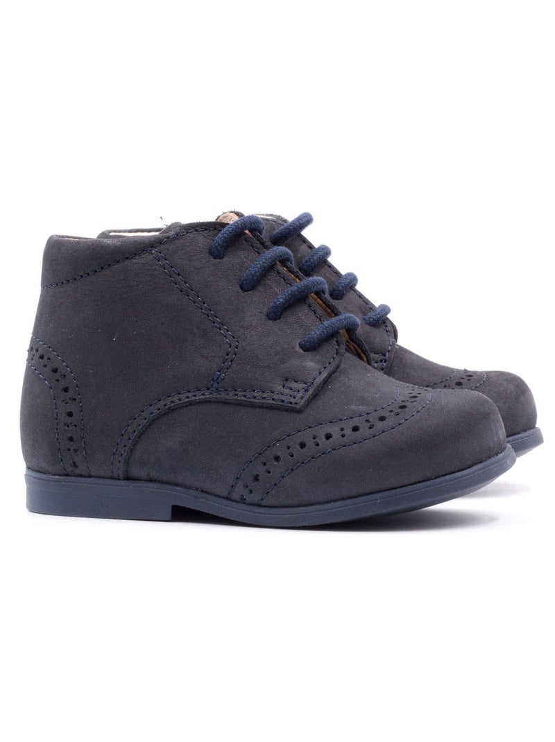 Chaussure De Marche Bébé - Boni Maé Noir Bleu marine Bleu - Kiabi