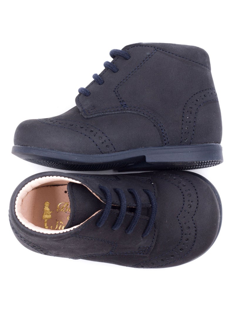Chaussure De Marche Bébé - Boni Maé Noir Bleu marine Bleu - Kiabi