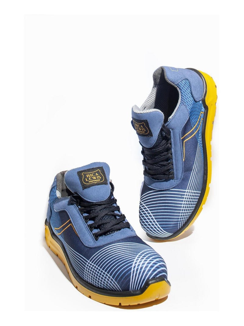 Chaussure de protection polyvlalente S3 légère et ergonomique BOLT 'Rica Lewis' Bleu - Kiabi