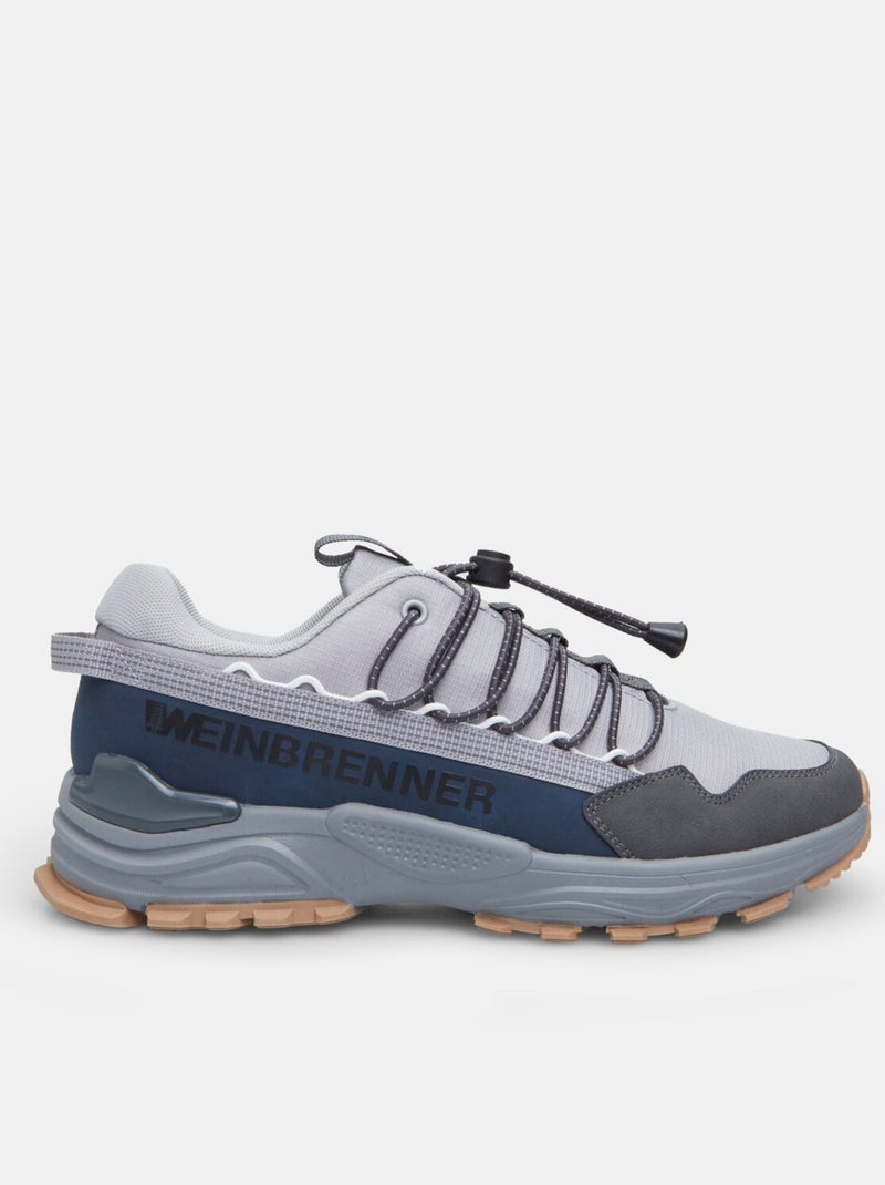Chaussure de randonnée outdoor BATA Weinbrenner Alpine Surge en tissu d'été Gris - Kiabi