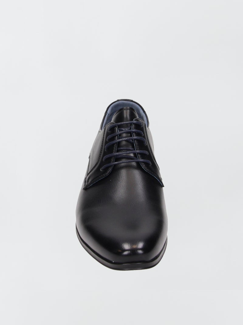 Chaussure de ville à lacets Noir - Kiabi