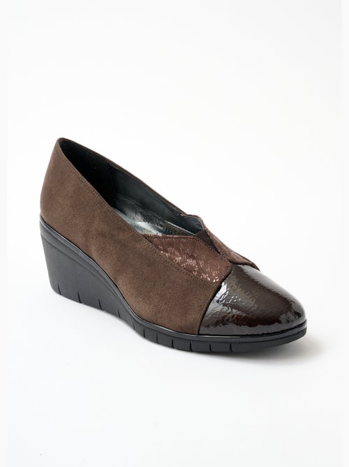 Chaussure de ville compensée largeur confort - Afibel - Kiabi