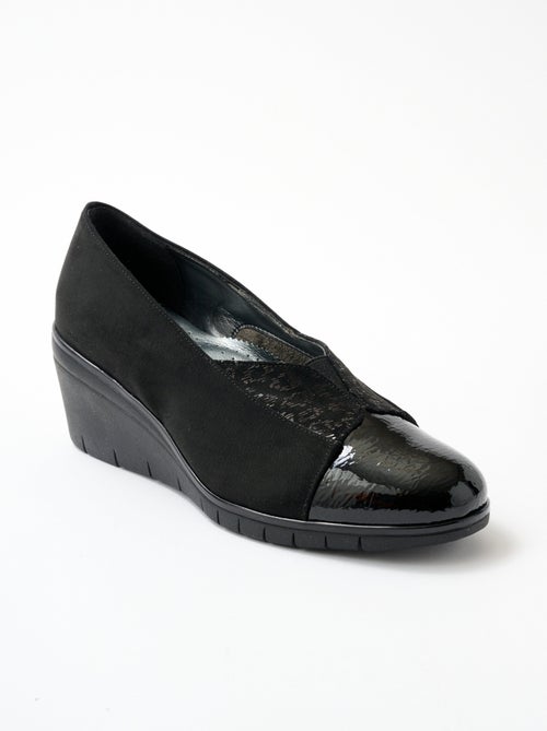 Chaussure de ville compensée largeur confort - Afibel - Kiabi
