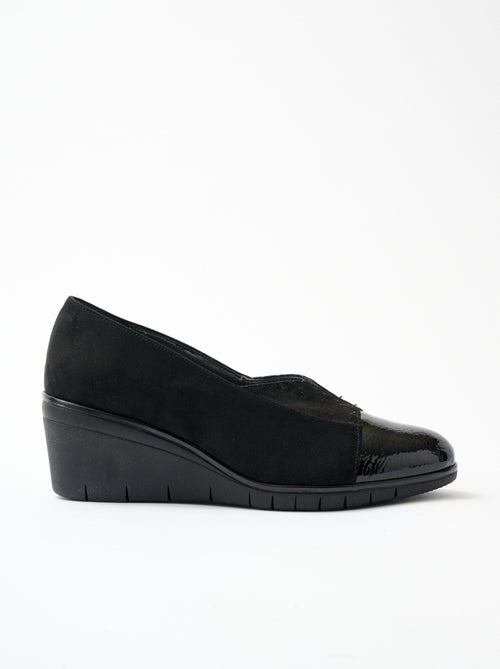 Chaussure de ville compensée largeur confort - Afibel - Kiabi