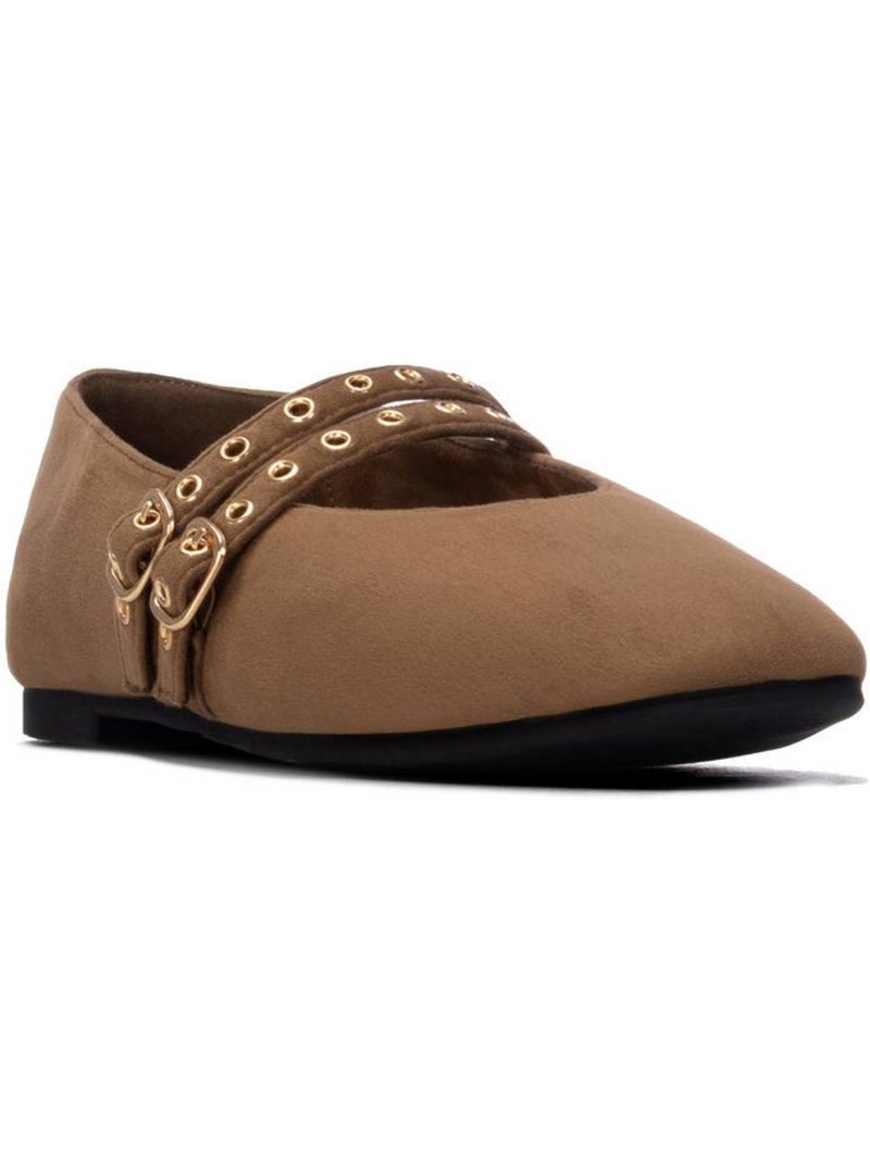 Chaussure décontractée avec boucle Taupe - Kiabi