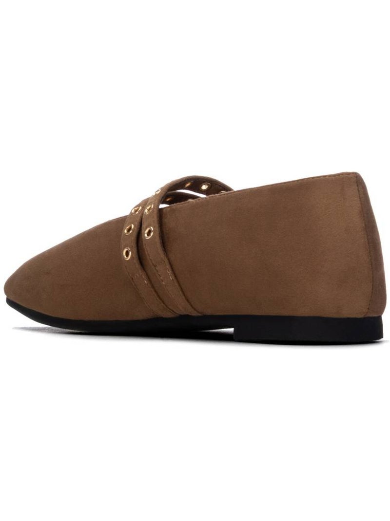 Chaussure décontractée avec boucle Taupe - Kiabi