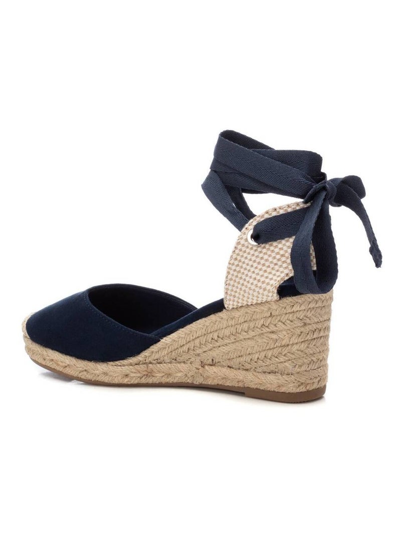 Chaussure décontractée coin cheville Bleu - Kiabi