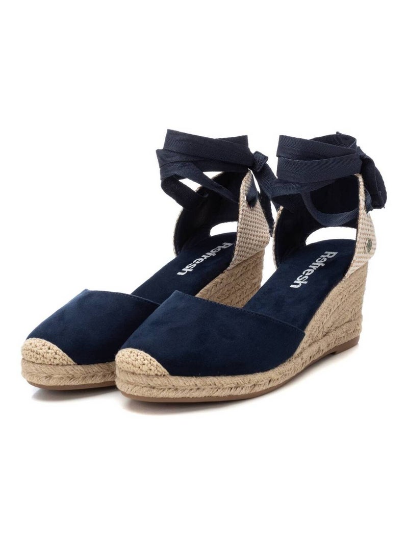 Chaussure décontractée coin cheville Bleu - Kiabi