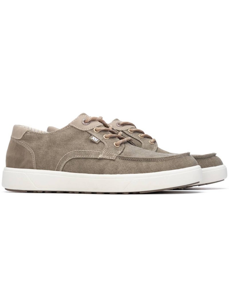 Chaussure décontractée lacets Beige - Kiabi