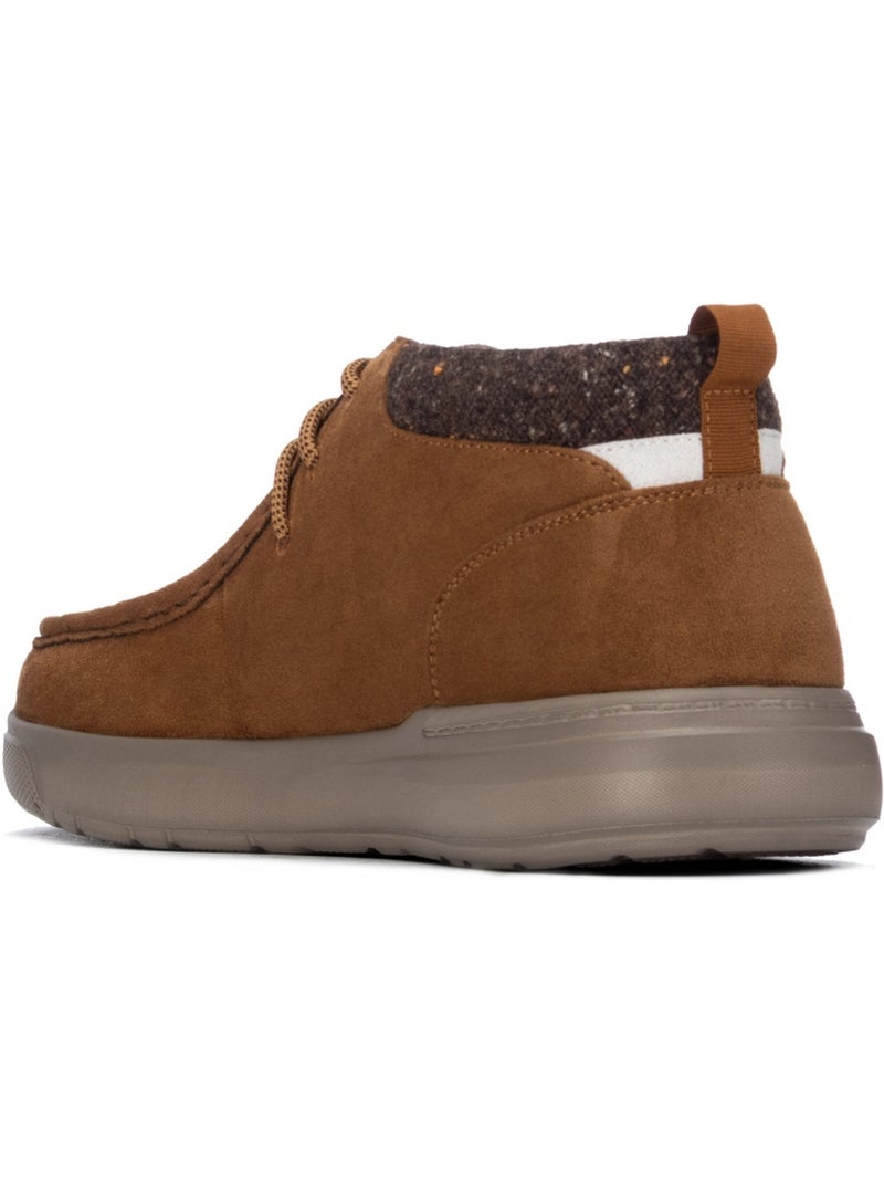 Chaussure décontractée lacets Camel - Kiabi