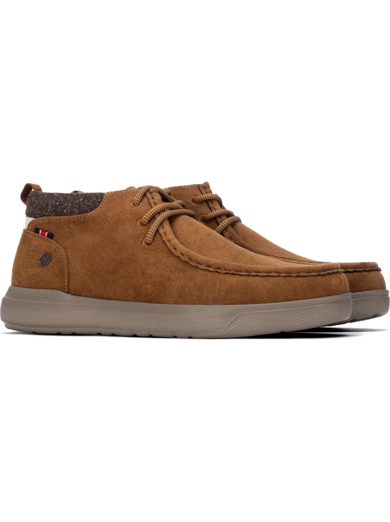 Chaussure décontractée lacets Camel - Kiabi