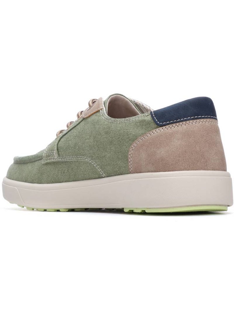 Chaussure décontractée lacets Kaki - Kiabi