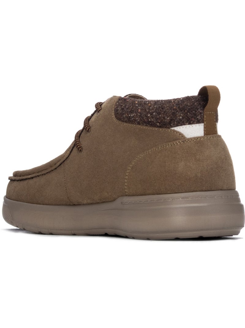 Chaussure décontractée lacets Taupe - Kiabi