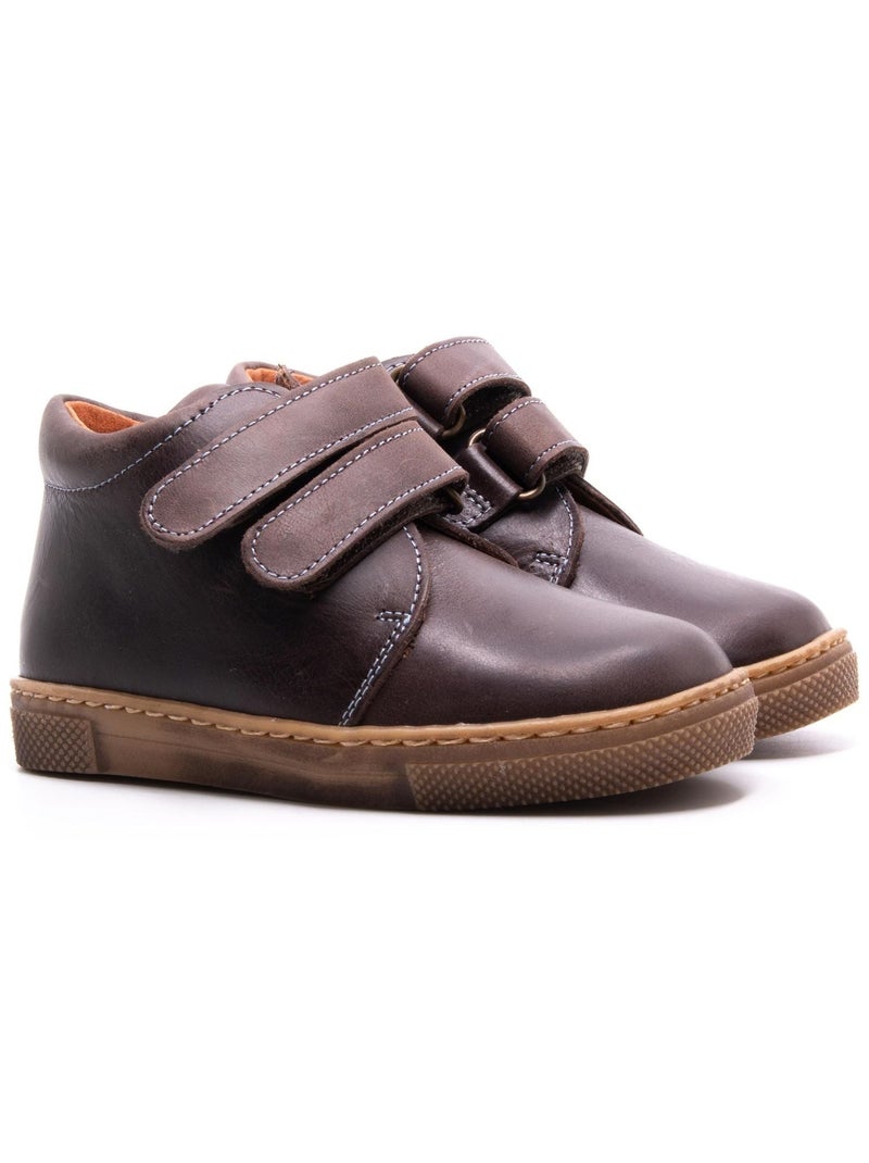 Chaussure Enfant Enfant à Scratch - Boni Stanislas Marron - Kiabi