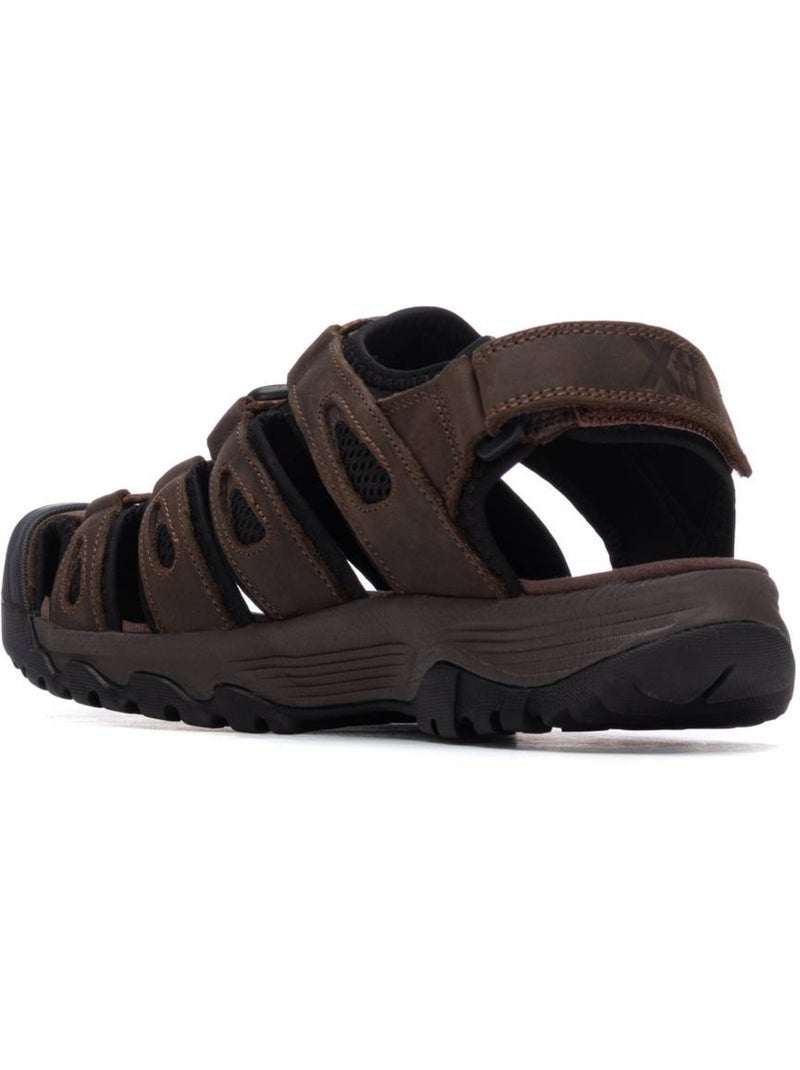 Chaussure fermeture adhérente Marron - Kiabi