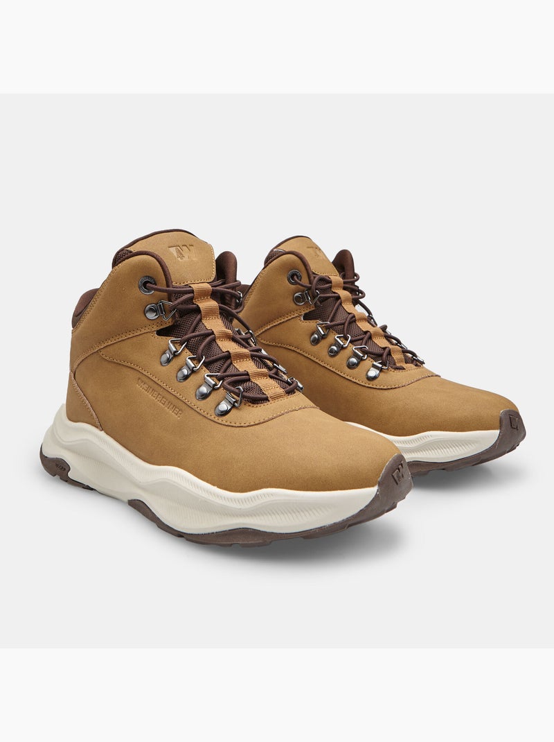 Chaussure montante à lacets style outdoor weinbrenner Bronze - Kiabi