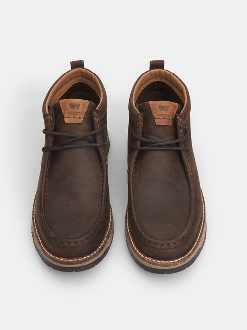 Chaussure montante en cuir Weinbrenner BATA - Kiabi