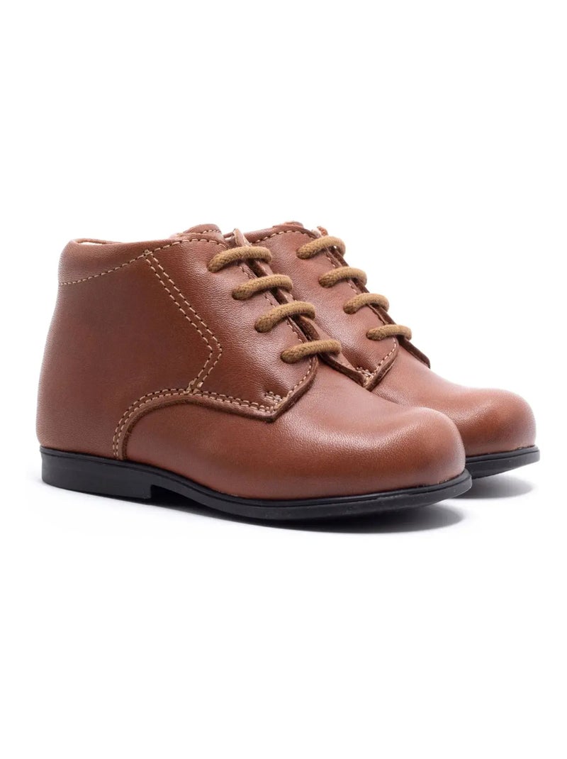 Chaussure Premier Pas - Boni Baby Marron havane - Kiabi