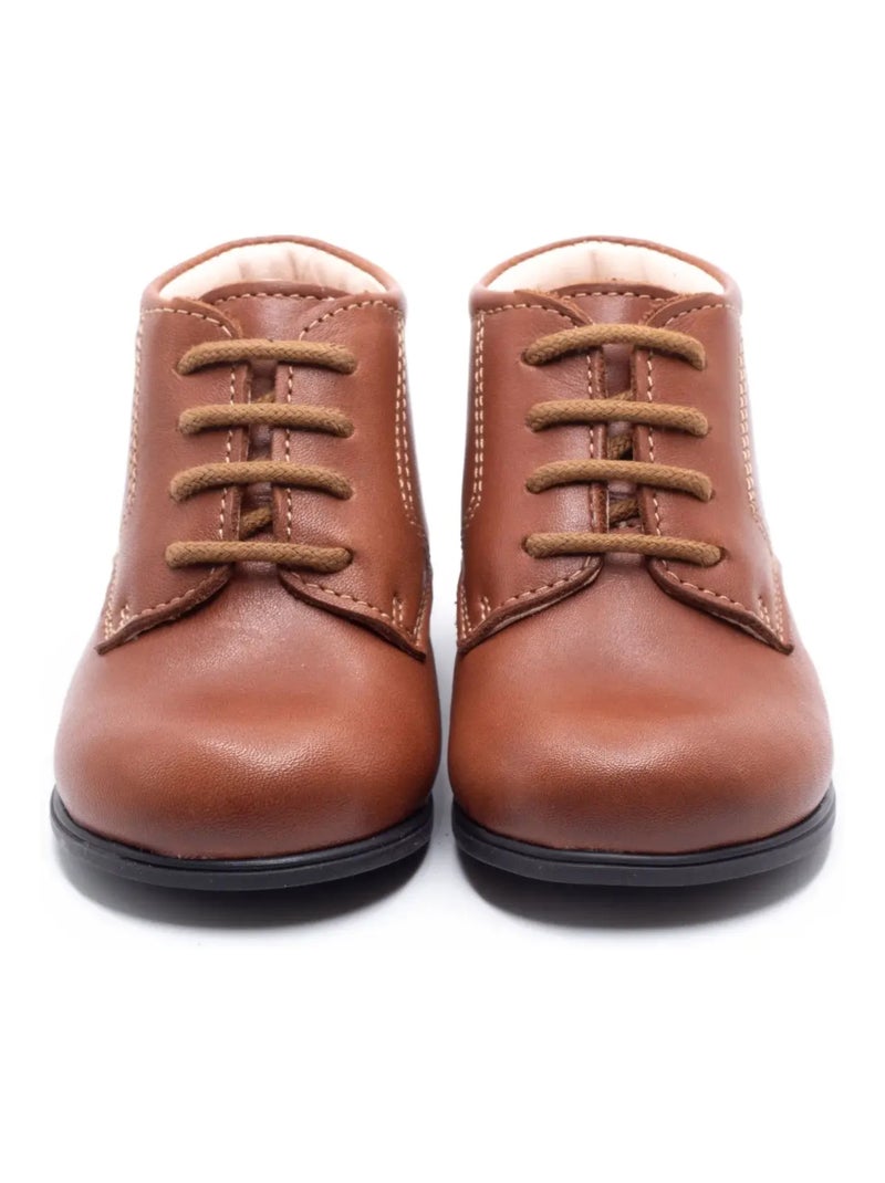 Chaussure Premier Pas - Boni Baby Marron havane - Kiabi