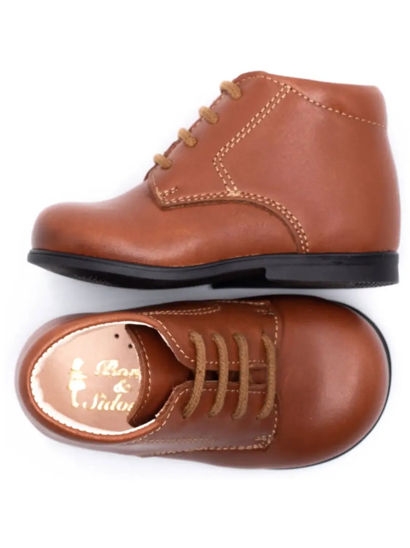 Chaussure Premier Pas - Boni Baby Marron havane - Kiabi