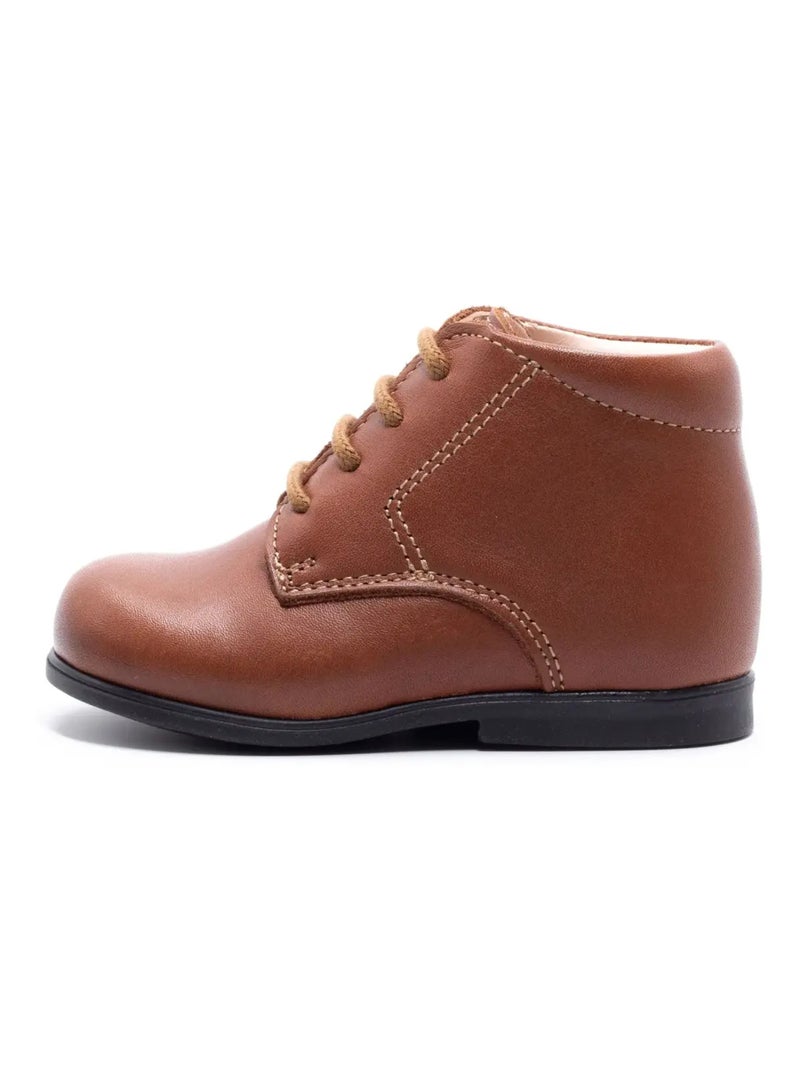 Chaussure Premier Pas - Boni Baby Marron havane - Kiabi