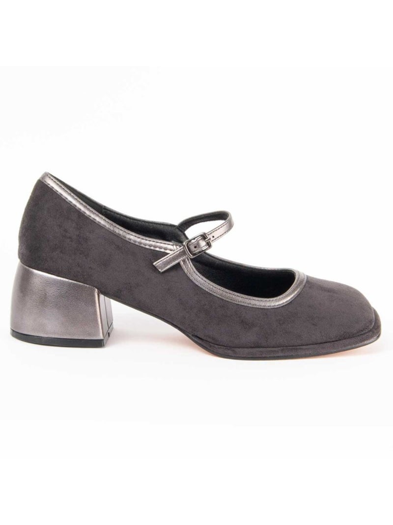 Chaussure ? Talons Hauts Mati?re Synth?tique Et Textile Montevita Gris - Kiabi