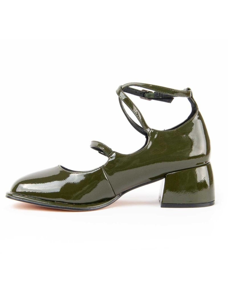 Chaussure ? Talons Hauts Mati?re Synth?tique Et Textile Montevita Vert - Kiabi