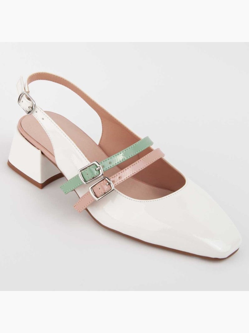 Chaussure ? Talons Hauts Mat?riel Synth?tique Montevita Blanc - Kiabi