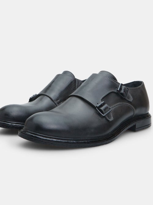 chaussures à boucles en cuir BATA - Kiabi
