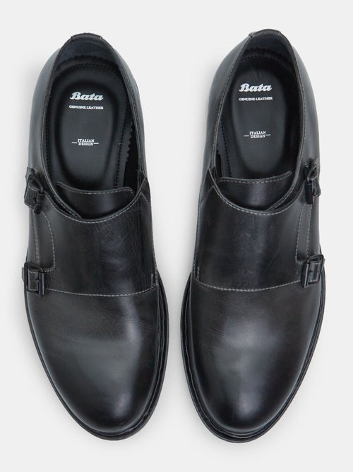chaussures à boucles en cuir BATA - Kiabi