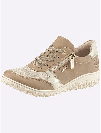 Chaussures à lacets avec empiècement extensible et glissière latérale - Taille standard - Witt