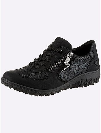 Chaussures à lacets avec empiècement extensible et glissière latérale - Taille standard - Witt