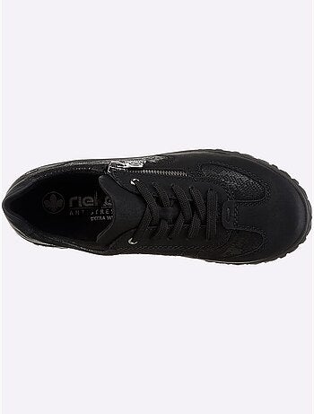 Chaussures à lacets avec empiècement extensible et glissière latérale - Taille standard - Witt
