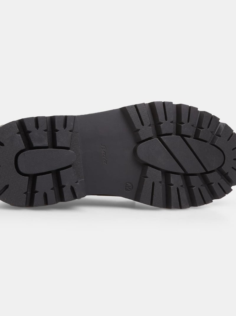 Chaussures à lacets avec semelle track BATA Noir - Kiabi