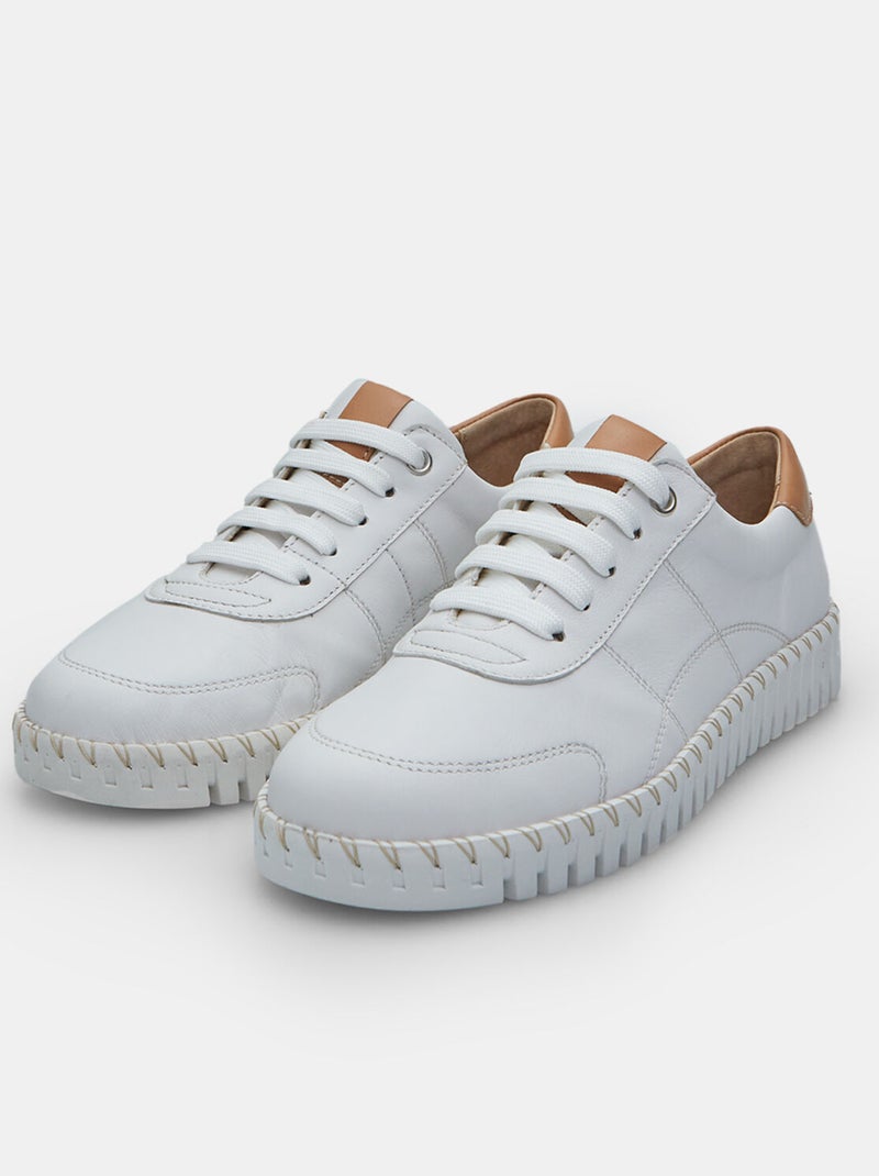 Chaussures à lacets BATA Blanc - Kiabi