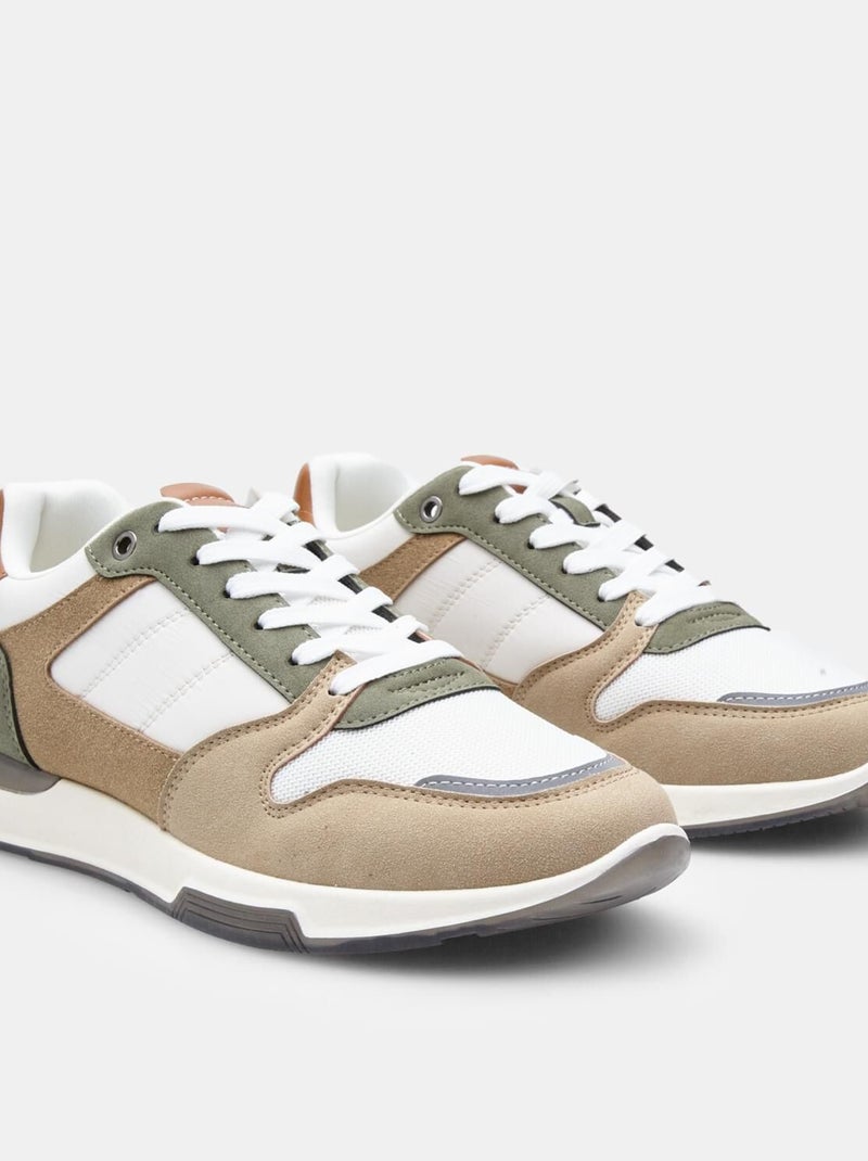 Chaussures à lacets BATA  confortables Beige - Kiabi