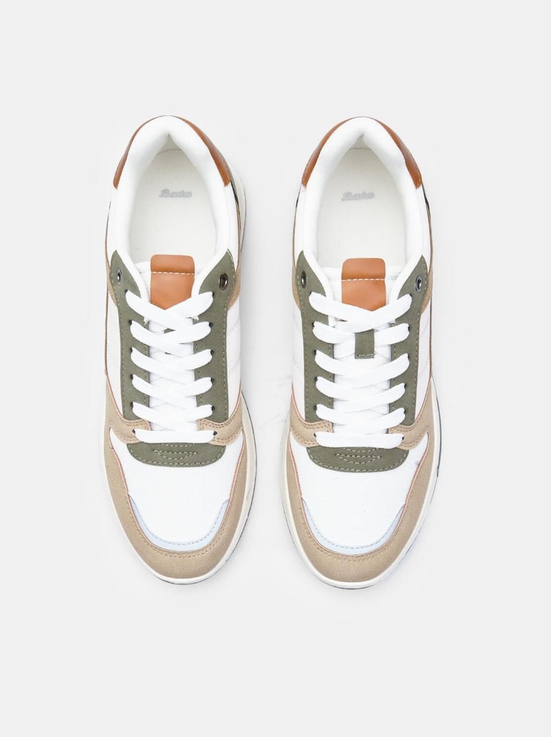 Chaussures à lacets BATA  confortables Beige - Kiabi