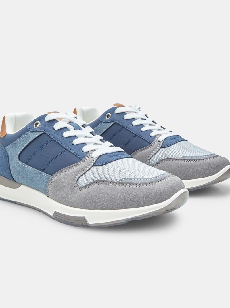 Chaussures à lacets BATA  confortables Bleu - Kiabi