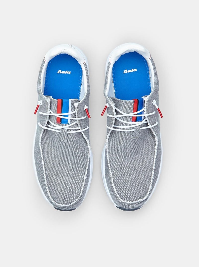 Chaussures à lacets BATA  confortables Gris - Kiabi