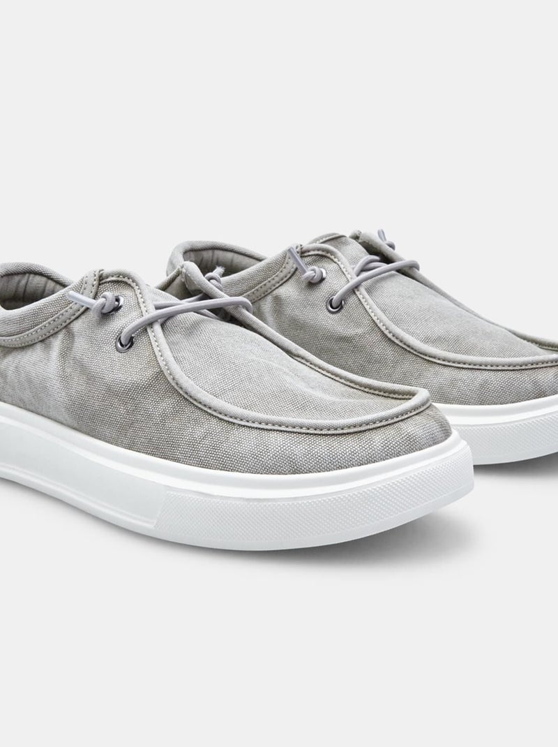 Chaussures à lacets comfortables BATA Gris - Kiabi