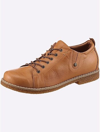 Chaussures à lacets cuir nappa de vache - taille standard - helline