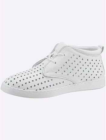 Chaussures à Lacets Cuir Nappa De Vache - Taille Standard - Helline