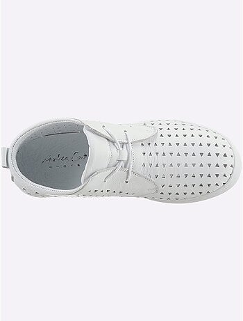 Chaussures à Lacets Cuir Nappa De Vache - Taille Standard - Helline